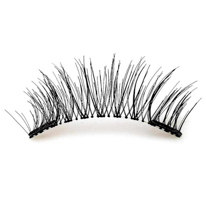 Lông Mi Giả Từ Tính 3D Mềm Mại Không Keo Dán Mi Kèm Nhíp Tiện Lợi