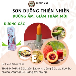 Son Dưỡng môi Gấc Thông Cát giảm thâm môi, mềm và dưỡng môi