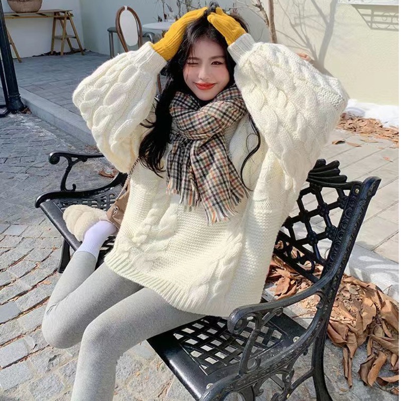 Áo sweater Dáng Ôm Dài Vừa Vặn Thời Trang Mùa Đông