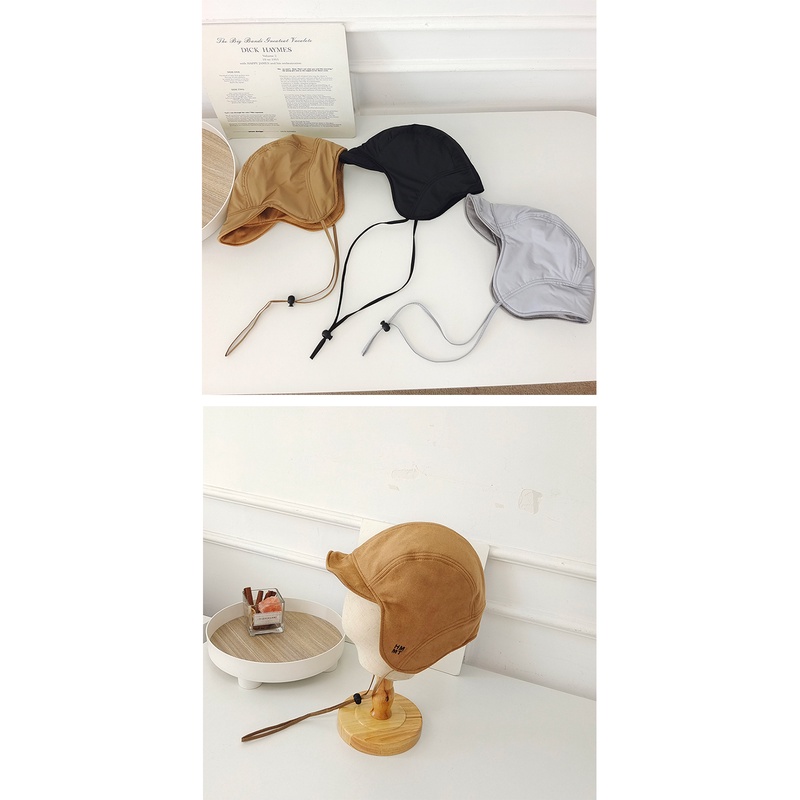 Mũ Lưỡi Trai Hai Mặt Dày Dặn Giữ Ấm Tai Thời Trang Hàn Quốc 2022