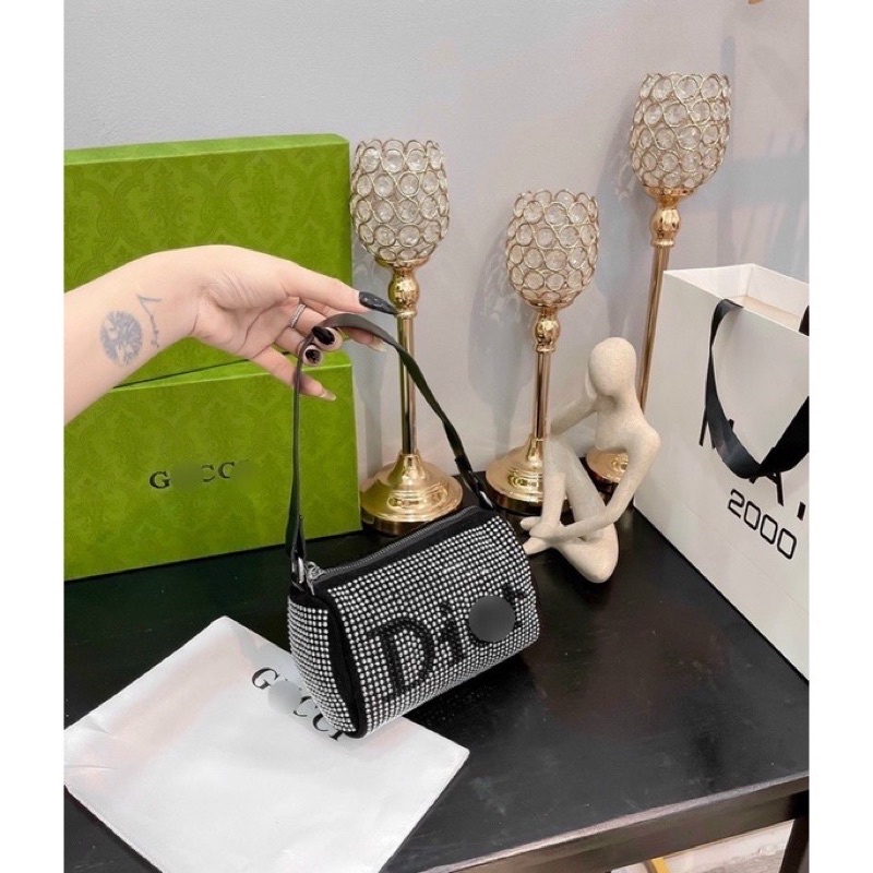 Túi Trống Đá Cầm Tay Túi Đeo Chéo Nữ Đeo Vai