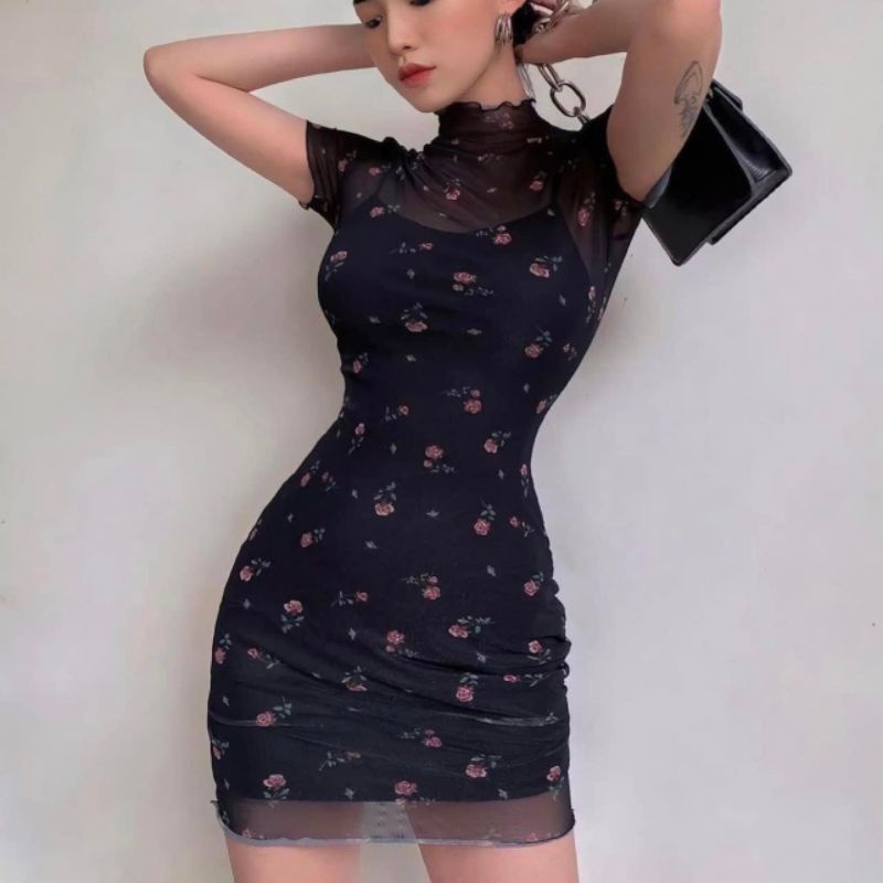 Body dây bún Rose Dress - TADstore