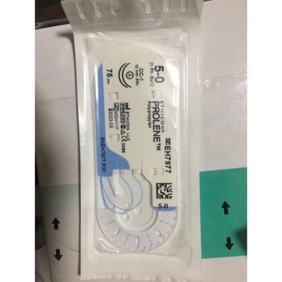 Shop Q10-giao nhanh 30phút - đặt NowshipChỉ Prolene 5/0 Hai kim tròn (13mm 3/8c) 75cm EH7977 giá rẻ