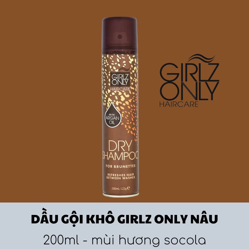 [Loại 200ml] Dầu Gội Khô Girlz Only Party Nights / Dawn 'Til Dusk / Dazzling Volume / No Residue Nude 200ml | BigBuy360 - bigbuy360.vn