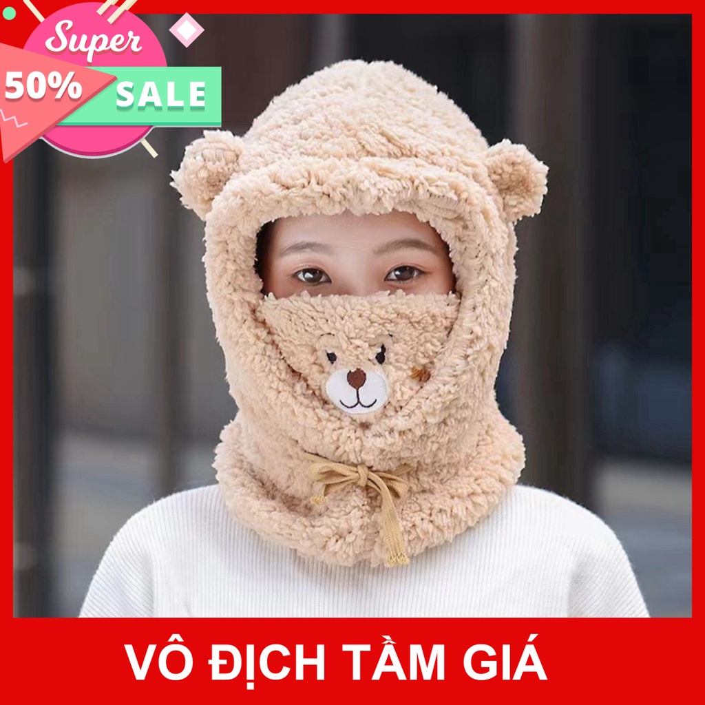 Mũ len hình con Cừu Hàn Quốc, Mũ len mùa đông, Quà tặng dễ thương dành cho các bạn nữ