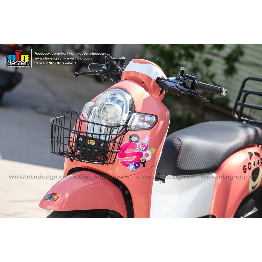 Tem Scoopy - mẫu Gấu Lotso