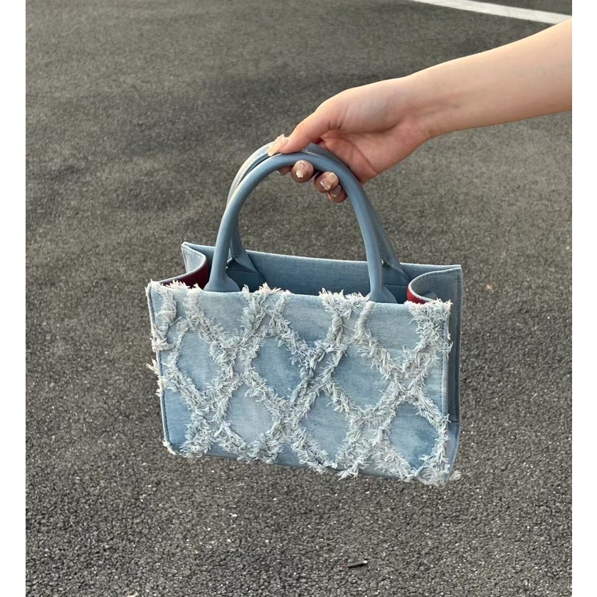 Túi Xách Nữ Thời Trang Bằng Sợi Dệt Phong Cách Trẻ Trung