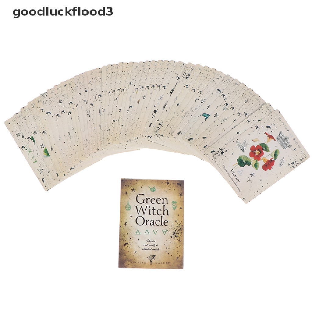 Bộ Bài Tarot Oracle Màu Xanh Lá Cây Dùng Hóa Trang Tiệc Gia Đình