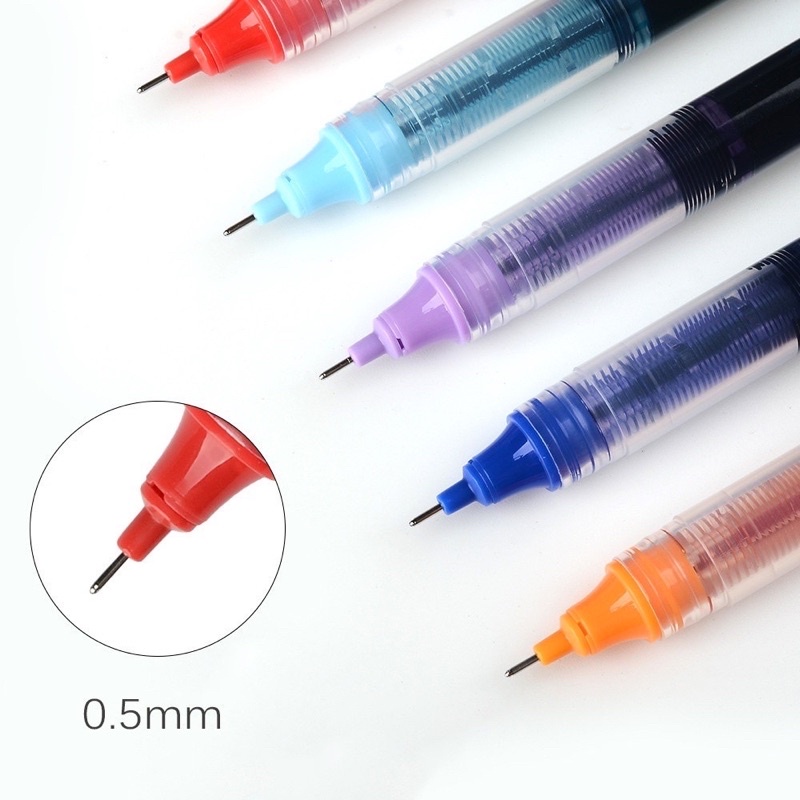 Bút gel mực nước 0.5mm Baoke 118 WISDOM -8 màu