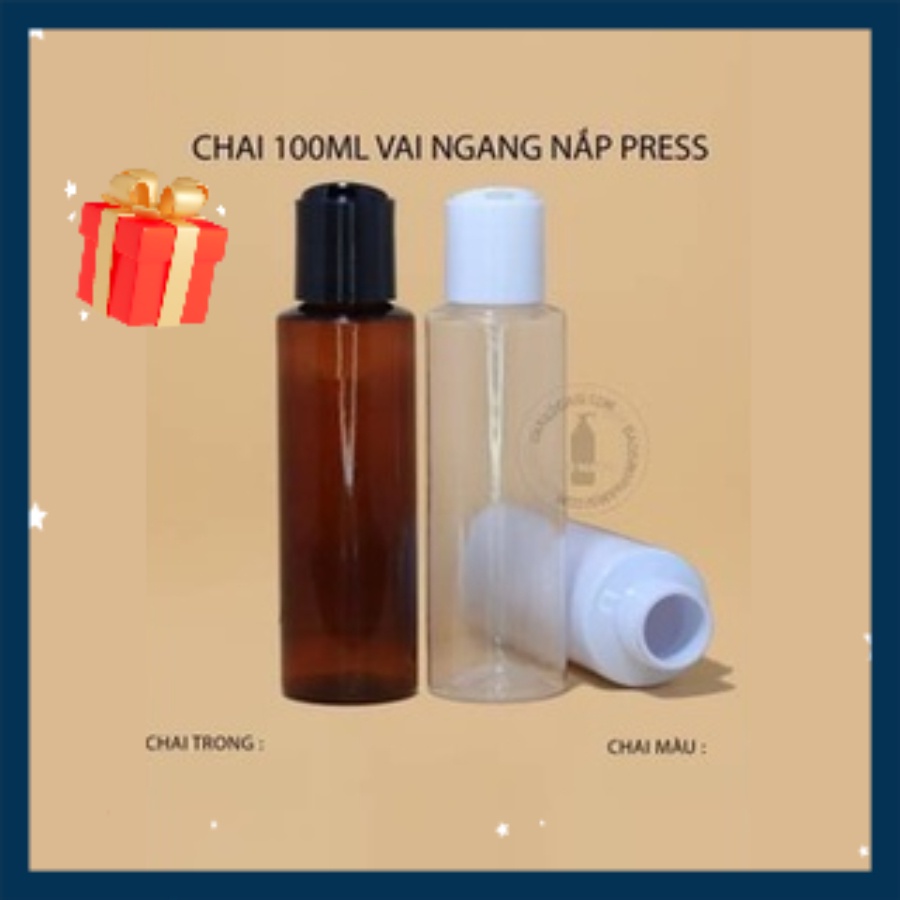 COMBO 5CHAI 100ML VAI NGANG NẮP PRESS