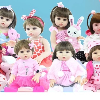 Búp Bê Tái Sinh Đủ Size Thân Gòn + Thân Nhựa Mềm Mại Reborn Silicon Vinyl Doll