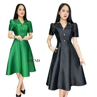 Đầm thiết kế cao cấp lên dáng cực sang phong cách hàn quốc chất đẹp có size to (bigsize)