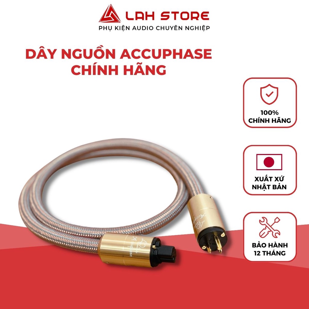 Dây nguồn Audio cao cấp Accuphase 40Th Anniversary chính hãng - LAH Store