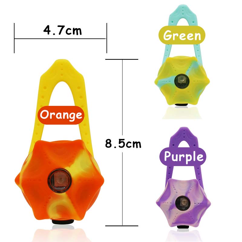 HamshMoc Dây Dắt Thú Cưng Đi Dạo Chống Thấm Nước Có Đèn LED Sạc USB Tiện Dụng