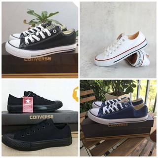 Giày converse/classic / xanh navy, đen, trắng, full đen thấp cổ + cao cổ