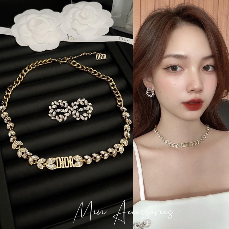 Vòng cổ, Dây chuyền nữ nhiều mẫu, Khuyên tai phụ kiện thời trang nữ PK - NhiNhi Shop