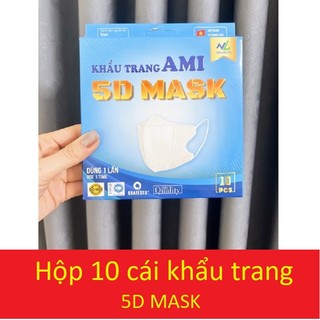 Hộp khẩu trang 5D Ami (gồm 10 cái)