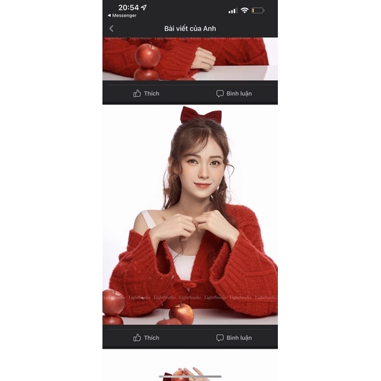 Áo sweater live sreeam