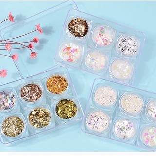 Set nhũ giấy trang trí móng SALE