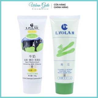 Sữa rửa mặt mụn lyolan dưa leo|bò sữa 120g sửa rửa mặt