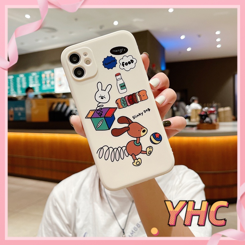 ốp iphone TPU Họa Tiết Kẻ Ô Cún Dễ Thương tương thích iPhone 6s 6splus 7 7plus 8 8plus X XS XSMAX 11 12 Pro Max Plus Promax-968