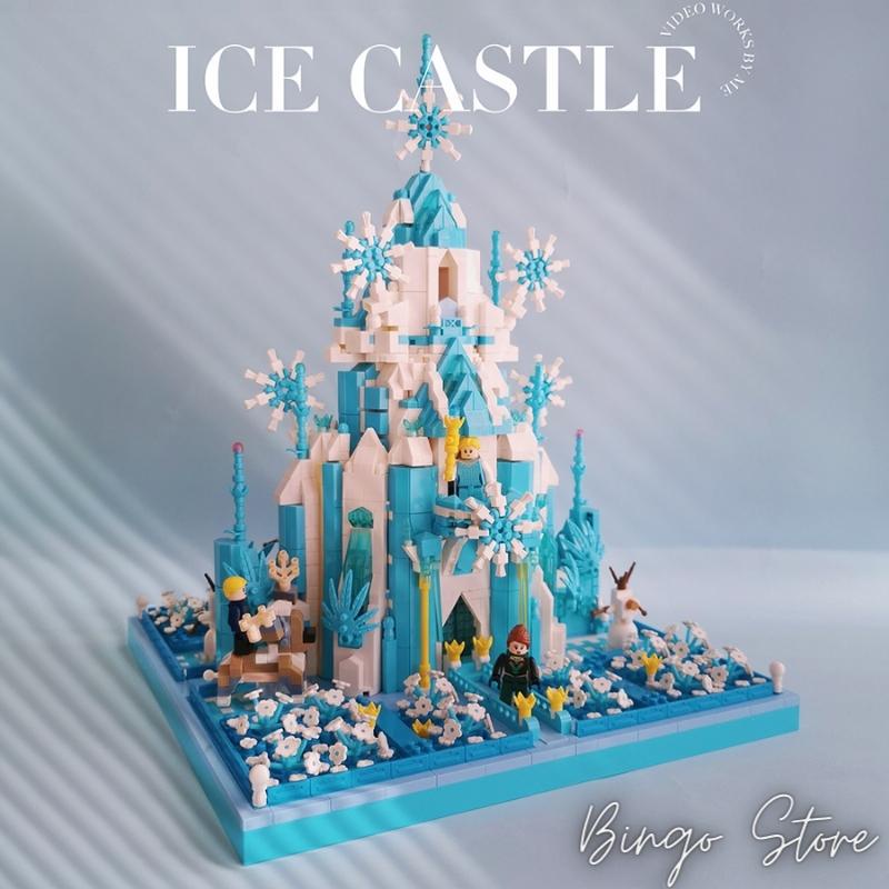 MÔ HÌNH ĐỒ CHƠI LẮP RÁP LÂU ĐÀI TUYẾT 3386+ CHI TIẾT