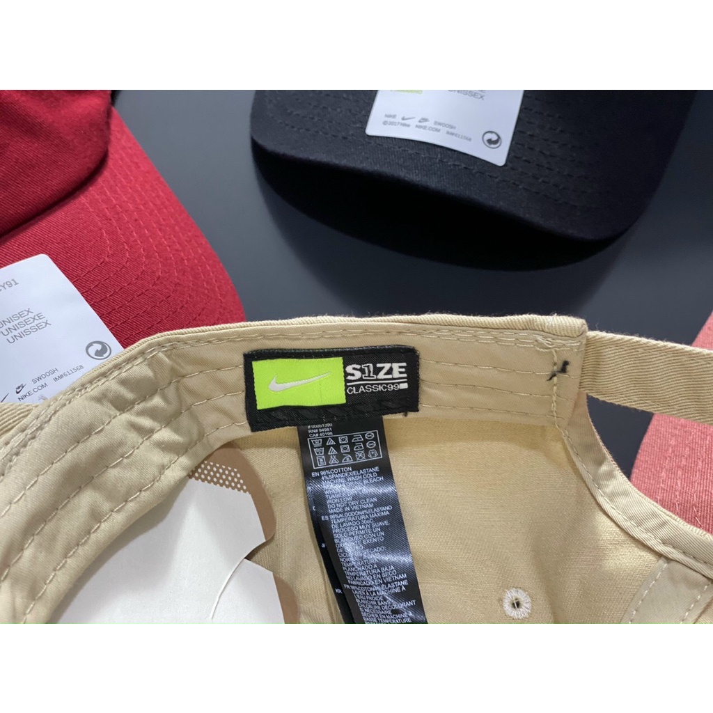 Xưởng Nón Mũ Giá Sỉ Nam Nữ Logo Nike, Màu Đỏ - đen - hồng nhạt - kem, Tự Chụp 100%, Nón Xinh HCM