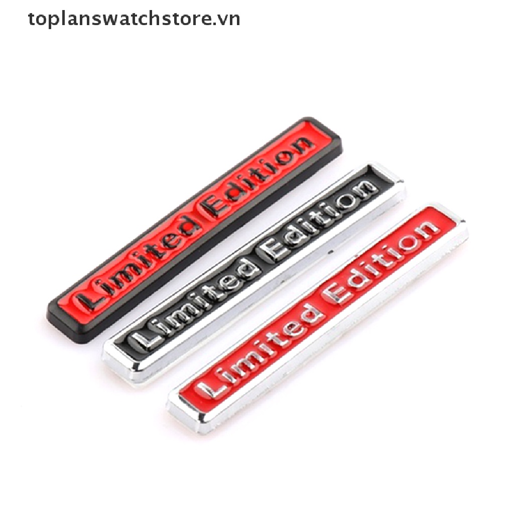 Đề Can 3d Bằng Kim Loại Mạ Crom Phiên Bản Giới Hạn Trang Trí Xe Hơi / Mô Tô vn