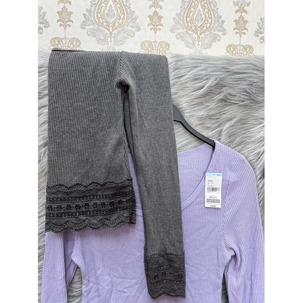 Áo Thun Phối Ren dài tay