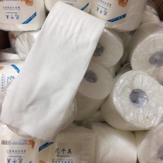 Giấy cuộn rửa mặt dùng cá nhân , spa thay thế khăn rửa mặt