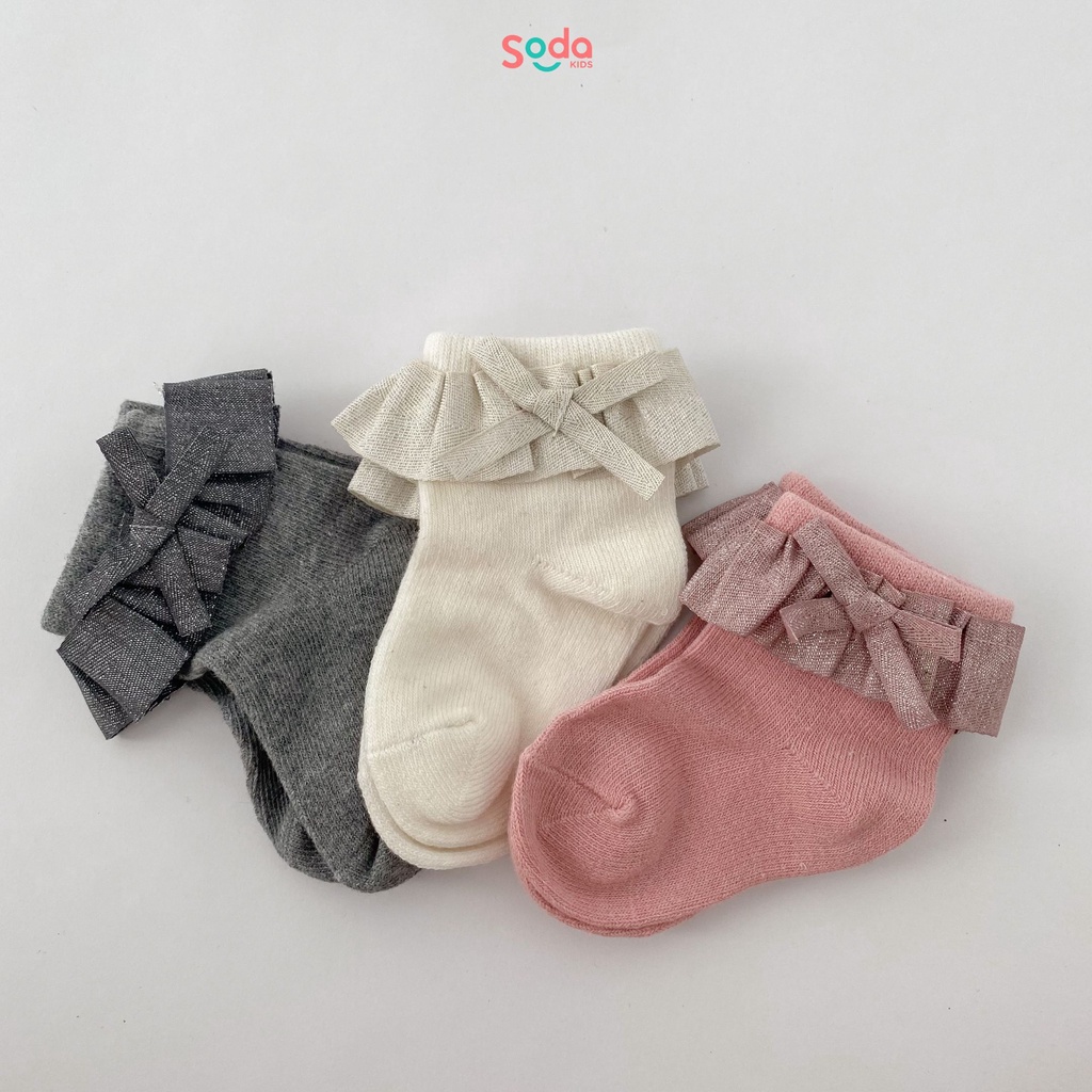 Set tất 03 đôi cho bé cổ bèo tiểu thư