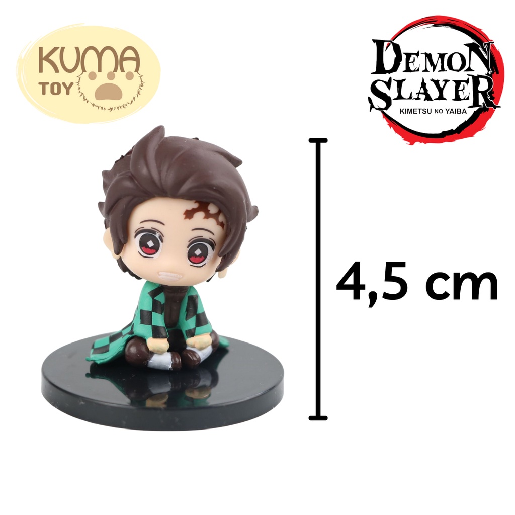 Mô hình Chibi anime Kimetsu no Yaiba: Tanjiro, Nezuko, Zenitsu -THANH KIẾM DIỆT QUỶ