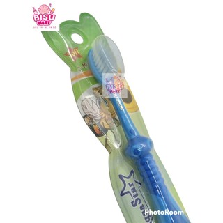 Bàn chải đánh răng trẻ em AquaStar hình con thú dễ thương lông mềm cho bé