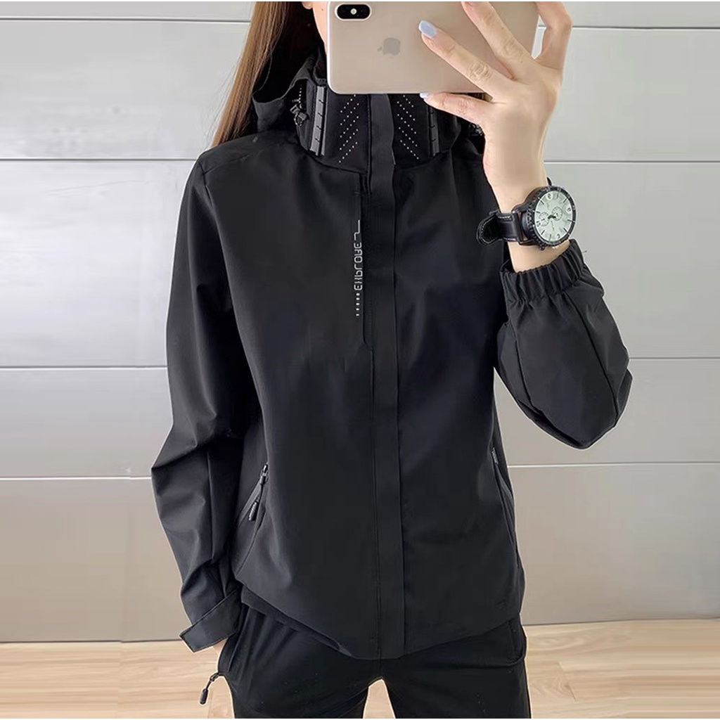 Áo khoác gió nam nữ cao cấp 2 lớp, chống nước, chất gió tráng bạc, chống gió, ngăn tia UV tuyệt đối THE1997 AK01