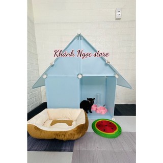 🐇 COMBO Chuồng Chó , Mèo 2 ô 🐱 🐶
