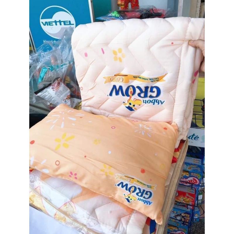 Bộ mền gối cao cấp cho bé chỉ còn màu xanh dương