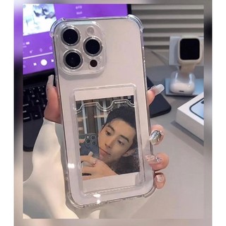 Ốp Lưng Trong Suốt Kèm Ngăn Đựng Thẻ