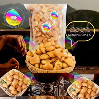 500g bánh gấu nhân kem 3 loại đặc biệt ray store
