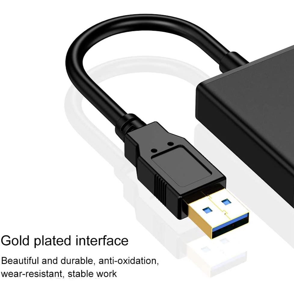 Bộ ChuyểN ĐổI HD 1080P USB 3.0 Sang HDMI Cho Laptop / MáY ChiếU / HDTV / LCD / Free Driver