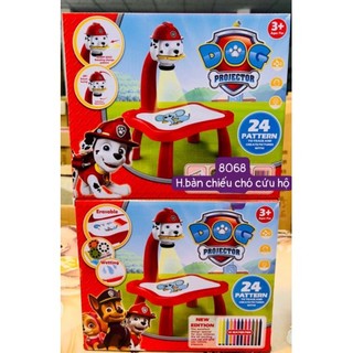 Máy chiếu học vẽ cho bé 💰Freeship💰 Bộ Đèn Bàn Máy Chiếu 3D Học Vẽ Cho Bé  3IN1 Có Đèn Nhạc, Chân Bàn Tặng Kèm Pin