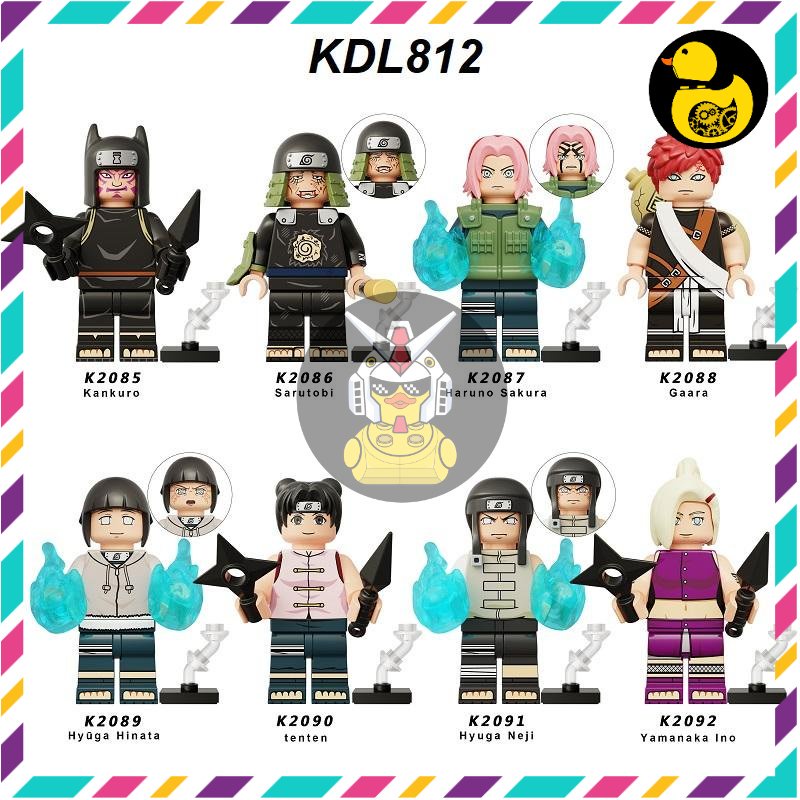 KDL803 KDL804 KDL806 KDL807 KDL809 KDL812 Minifigures Mô Hình Naruto Đồ Chơi Nhân Vật Naruto Kakashi Obito Itachi