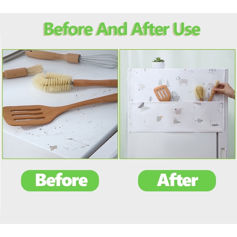 Mới Khăn Phủ Tủ Lạnh Chống Bụi Chống Thấm Nước