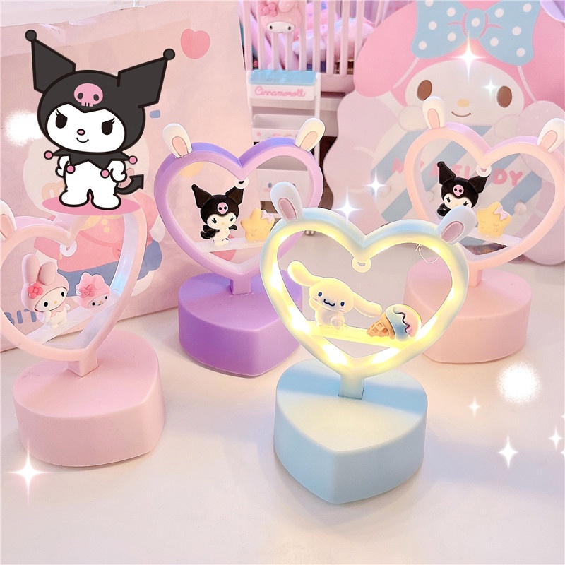 Đèn Ngủ Để Bàn Họa Tiết Hoạt Hình Melody Dễ Thương Xinh Xắn