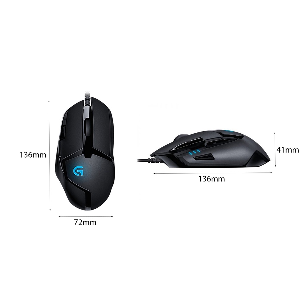 Chuột máy tính có dây Gaming Logitech G402 Hyperion Fury màu đen, Hàng chính hãng - Bảo hành 24 tháng, đổi mới 100%