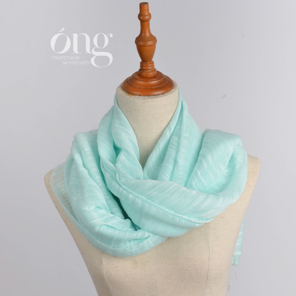 Khăn choàng nữ Óng Silk - Nhẹ ấm