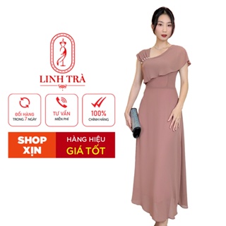 Đầm Trung Niên  Linh Trà  TM 1060 Bigsize Màu Sắc Trẻ Trung Tươi Sáng Họa