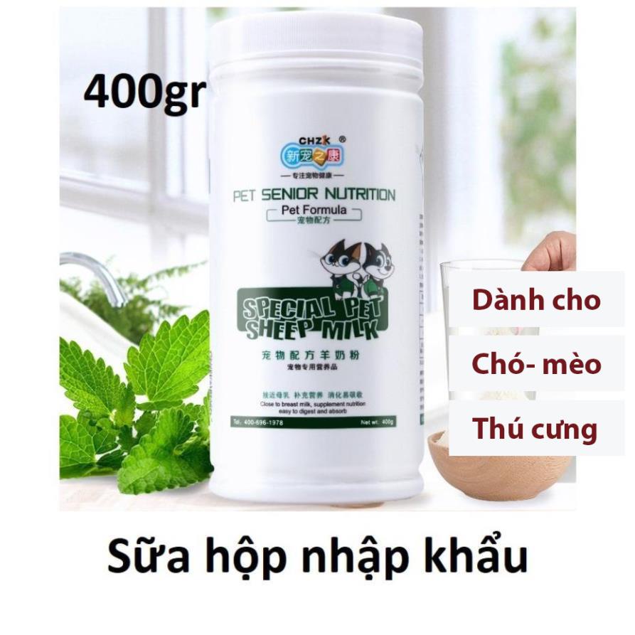 Sữa bột cho chó mèo Orgo New Hộp 400g