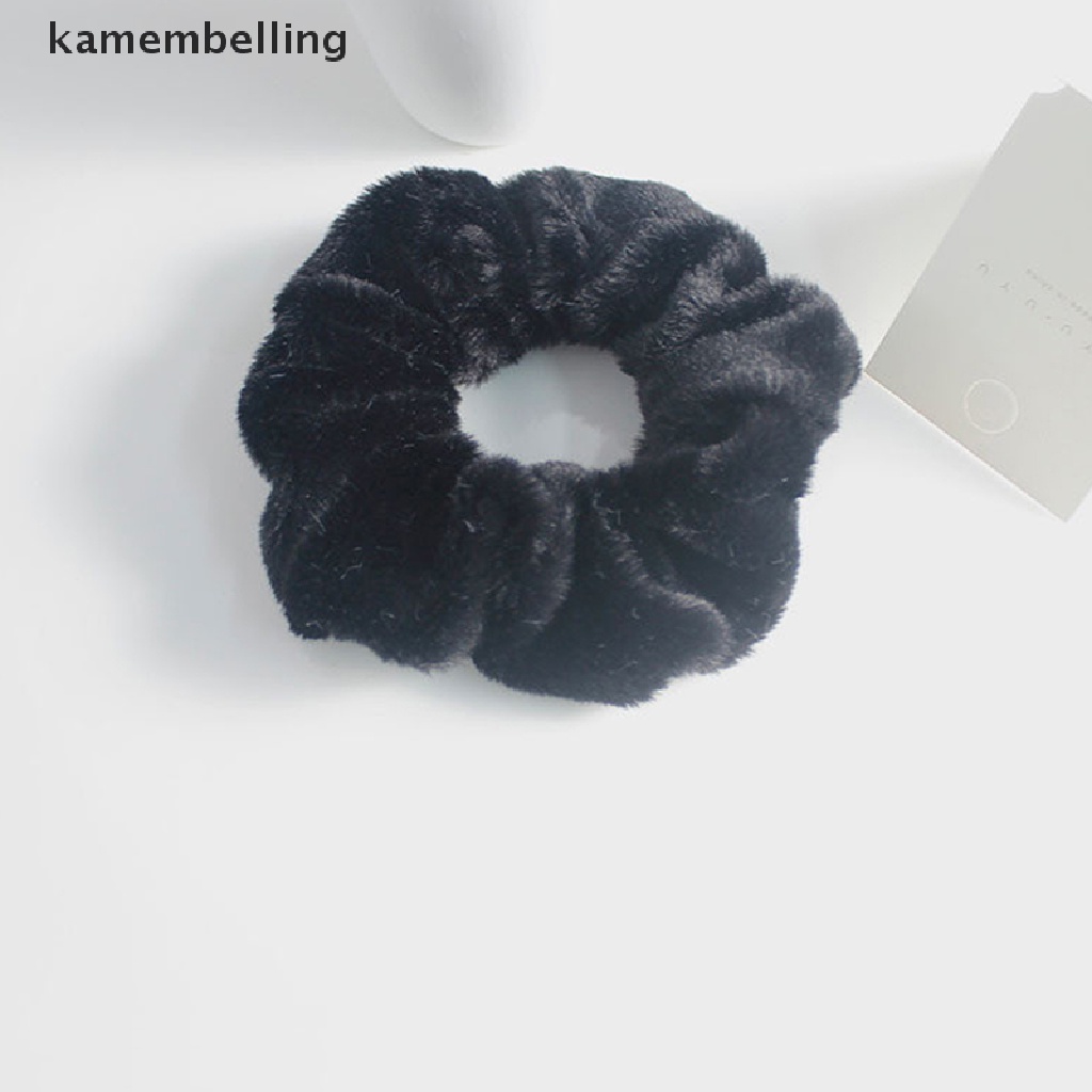 Dây Buộc Tóc Lông Mềm Co Giãn Cho Nữ