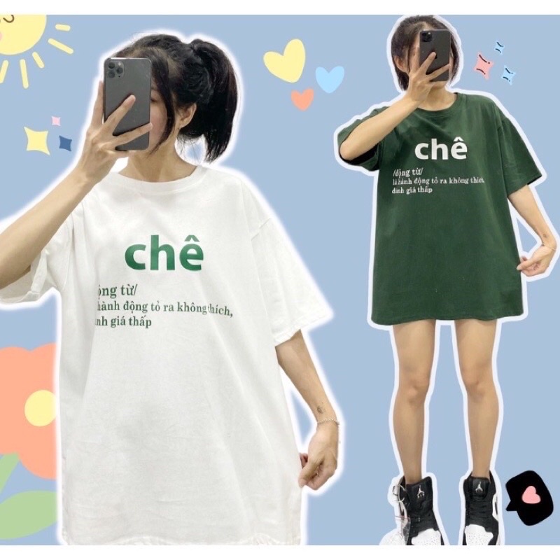 Áo thun nam nữ unisex in chữ chê bắt trend hài hước vải cotton thoáng mát cổ tròn shop.lucas