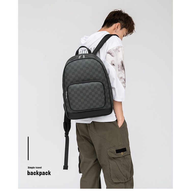 Balo Đựng Laptop Cỡ Lớn Thời Trang Âu Mỹ Trẻ Trung Cho Nam